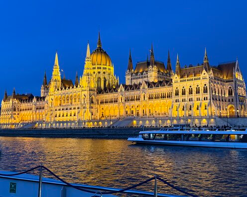 Image of a river cruise in Europe