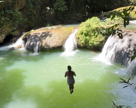 YS Falls at sandals resort